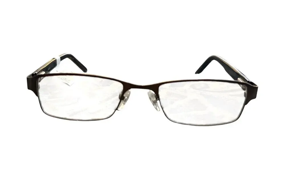 NO BRAND FM 13032 MATTE DARK GUN AUTHENTIC EYEGLASSES FLAMES 49-18-135